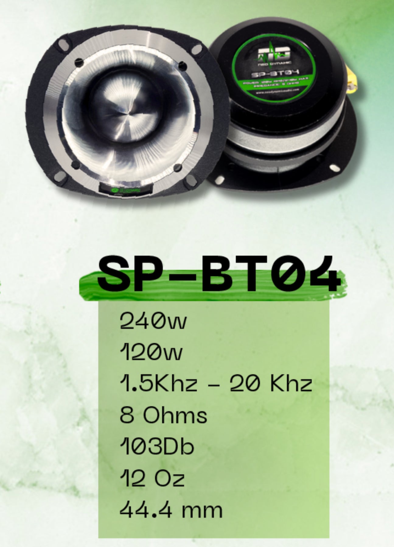 4" Pro Audio Tweeter [NEO Dynamics SP-BT04]