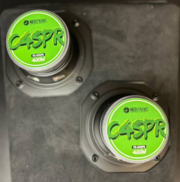 (PAIR)4 INCH MID LOW SEALED 4 OHM PS-C4SPR