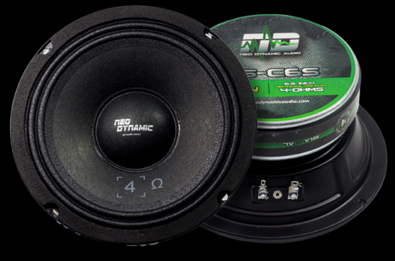 Neodynamic PS-C6S » 6.5-INCH MID LOW SEALED PRO AUDIO SPEAKER • 4 OHM (PAIR)
